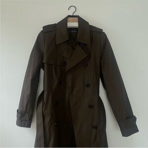 Ralph Lauren Olive Trench Coat